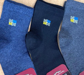 Шкарпетки підліткові Патріот темне асорті (Демісезон) Варос
