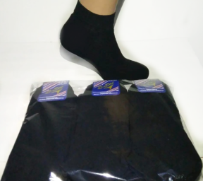 Шкарпетки чоловічі махрові класичні укорочені "Black short 3" (Зимові) Варос