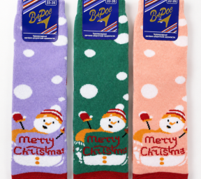 Шкарпетки підліткові махрові "Merry christmas" (Зимові) Варос