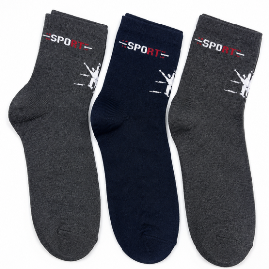 Шкарпетки підліткові чоловічі стрейч Jump Sport (Демісезонні) Варос
