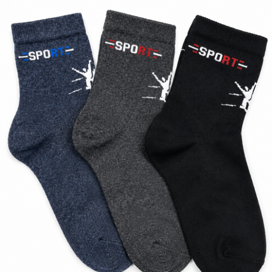 Шкарпетки підліткові чоловічі стрейч Jump Sport (Демісезонні) Варос