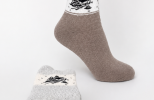 Шкарпетки жіночі класичні повна махра Winter Style світле асорті (Зимові) Варос