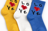 Шкарпетки дитячі "Love" кольорове асорті (Демісезонні) Варос