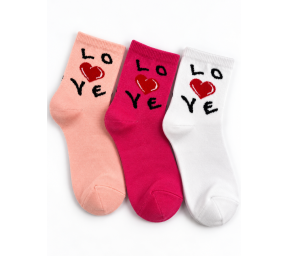 Шкарпетки дитячі "Love" кольорове асорті (Демісезонні) Варос