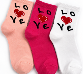 Шкарпетки дитячі "Love" кольорове асорті (Демісезонні) Варос