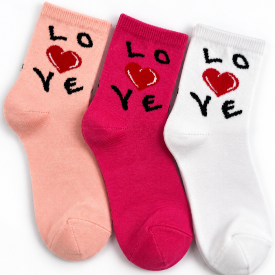 Шкарпетки дитячі "Love" кольорове асорті (Демісезонні) Варос