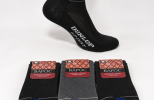Шкарпетки підліткові Dunlop Sport темне асорті (Літні/сітка) Варос